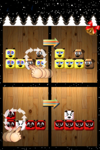! The Little Puppies, small casual brain trainer logical two player game for kids and girls. screenshot 2