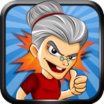 Crazy Grandma Rollerskate Run