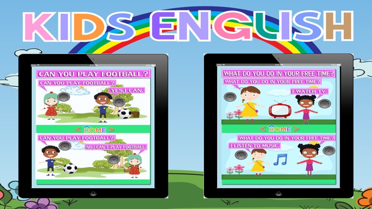 Learning English Conversation - Speaking and Listening Vocabulrary English   For Kids and Kindergarten Free screenshot-4