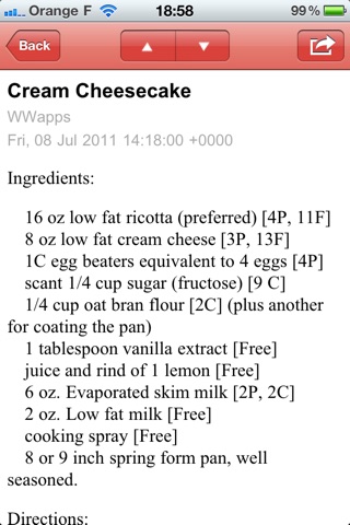 Zone Diet Recipes & meals screenshot 3