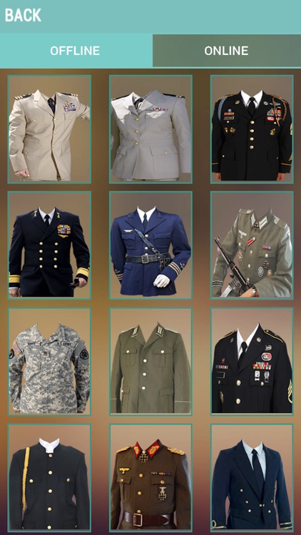 Military Suit Photo Montage