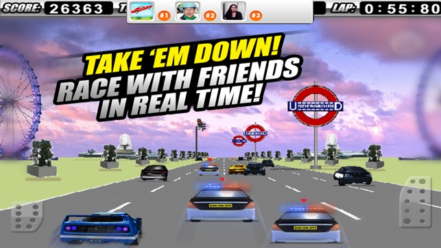 Cop Chase Car Race Multiplayer Edition 3D FREE - By Dead Coo(圖2)-速報App