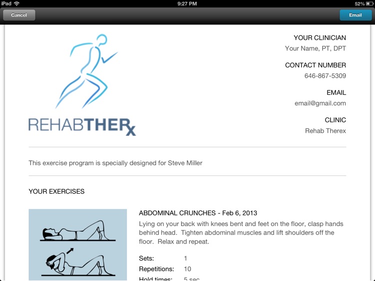 Rehab TherX - Exercises On The Go screenshot-4