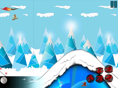 Surfers of The Stone Age HD - A Crazy Ice Hill Race screenshot 2