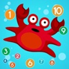 Ocean Counting Game for Children: Learn to count the numbers 1-20 in 7 languages