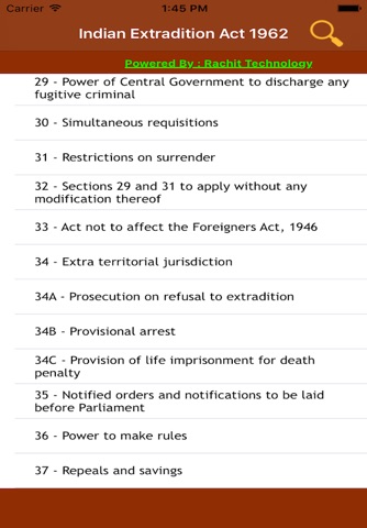 Indian Extradition Act 1962 screenshot 3