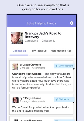 Lotsa Helping Hands screenshot 2