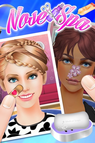 Princess Nose SPA - girls games screenshot 3