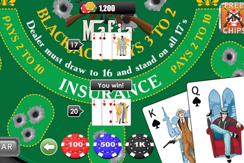 ````21```` Mafia Black Jack screenshot 2