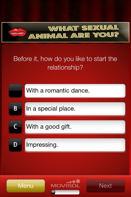 What Sexual Animal are you?: your attitude towards sex screenshot-2