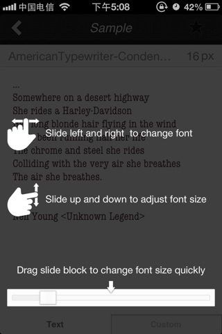 Font List - UI设计必备工具 screenshot 3