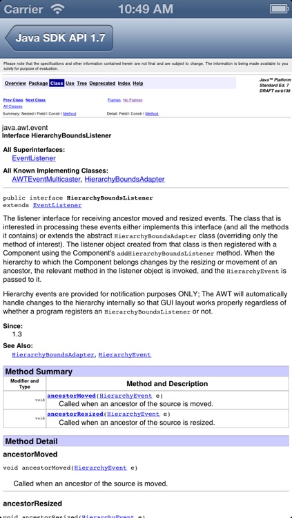Java SDK 7 API Reference