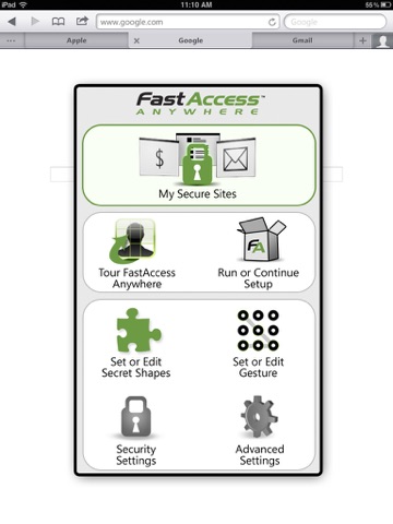Face Recognition-FastAccess for tablets screenshot 3