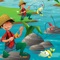 A Fishing Sort By Size Game: Learn and Play for Children