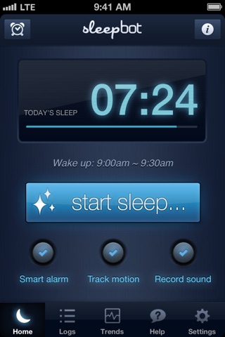 SleepBot - Smart Cycle Alarm with Motion & Sound Tracker screenshot 2
