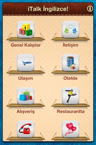 iTalk İngilizce! konuşma: İngilizce konuşmayı öğren ve kullanışlı ifadeler ile kelime hazneni genişlet screenshot 2