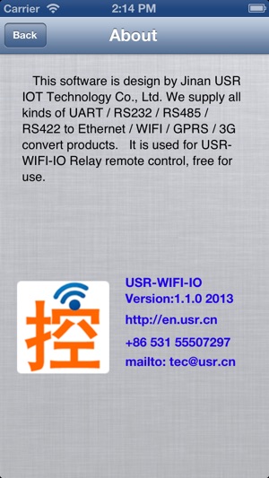 USR-WIFI-IO Wireless remote control(圖1)-速報App