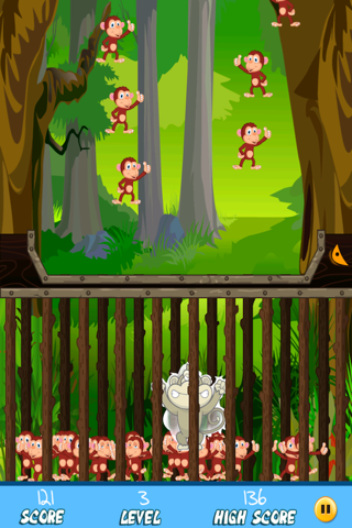 Rainforest Monkey Fall Craze: Jaguar Grab Jungle Blitz screenshot 3