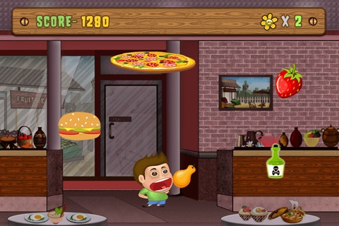 Restaurant Food Game – the eat well diet healthy kid against junk cuisine feed - Free Edition screenshot 2