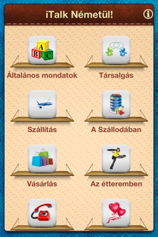 iTalk Németül! társalgási szinten: tanulj meg németül a hétköznapi kifejezések segítségével screenshot 2