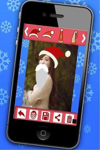 Christmas photo editor - photo stickers of Santa Claus and Christmas - Premium screenshot 3