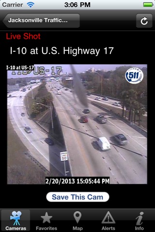 Jacksonville Traffic Cams screenshot 2