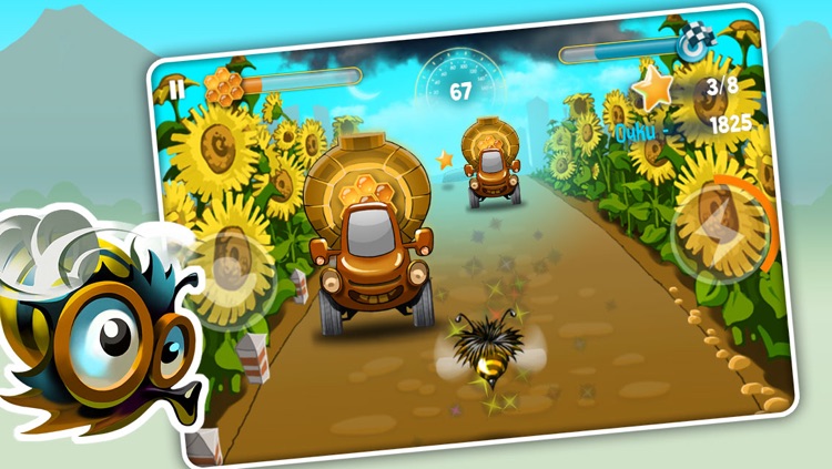 Bumblebee Race Free screenshot-4