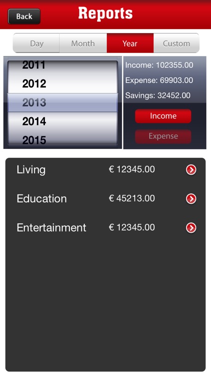 Expense manager:The Financial Advisor screenshot-3