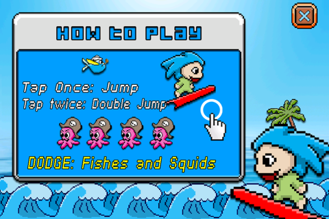 Pixel Surfer : Ride the Wave Temple Version 2 screenshot 2