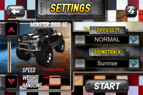 A Super Monster Truck Racing 3D- Free Real Multiplayer Offroad Race Game screenshot 2