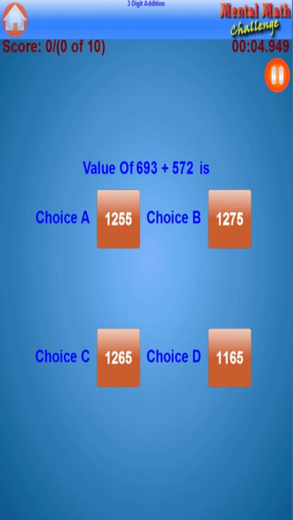 Mental Math Challenge Add and Subtract screenshot-3