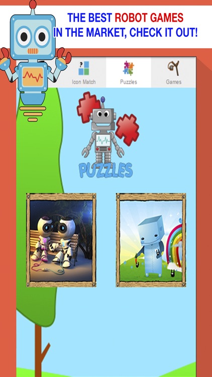 Fun Robot Games for Toddlers - Jigsaw Puzzles and Sounds