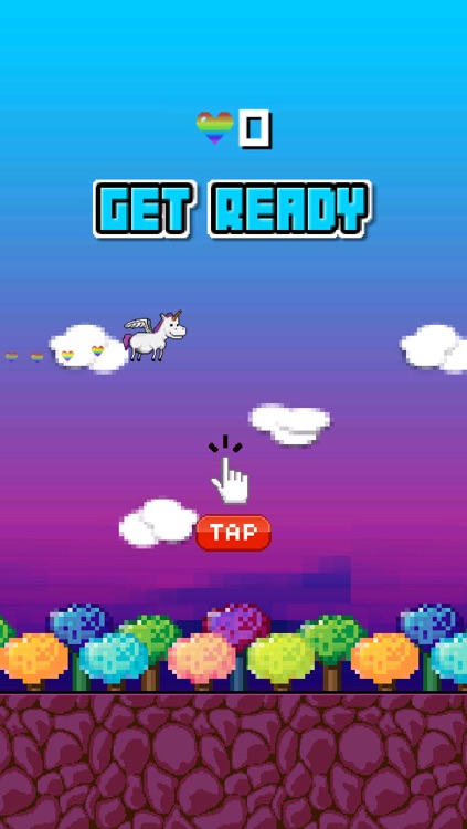 Happy Flappy Unicorn - My Fun Free Pony Flying Game