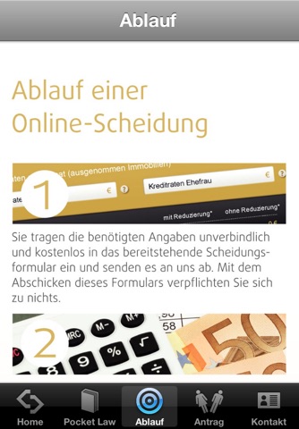 Scheidung online screenshot 3