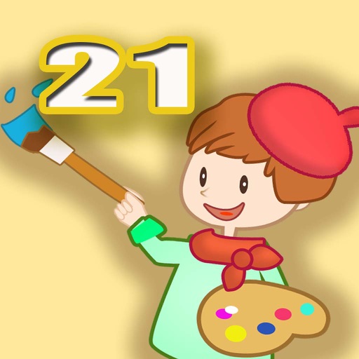 Coloring Book 21 -  Painting the toys icon