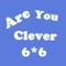 Are You Clever ? - 6X6 Puzzle