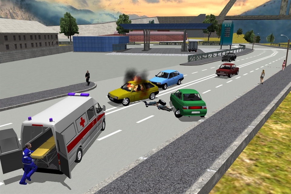 Ambulance Simulator 3D screenshot 3