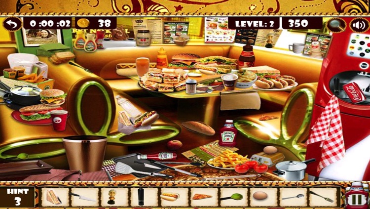 Hidden Object Family Fast Food