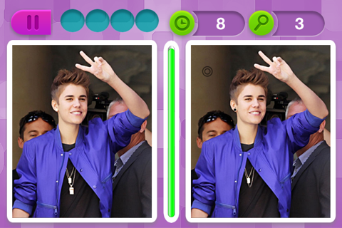 Spot It Blitz: Justin Bieber Edition - a find the difference photo quiz game screenshot 2