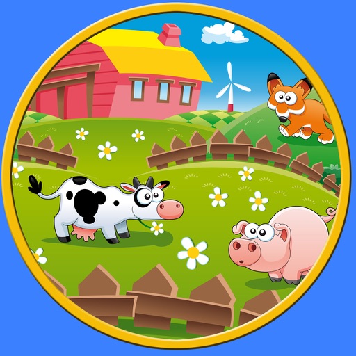 my kids and farm animals - no ads icon