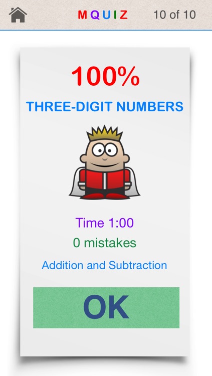 MQuiz Three-Digit Numbers Addition and Subtraction - Mental Math Quiz screenshot-4