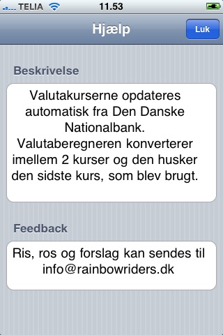 Valuta screenshot 2