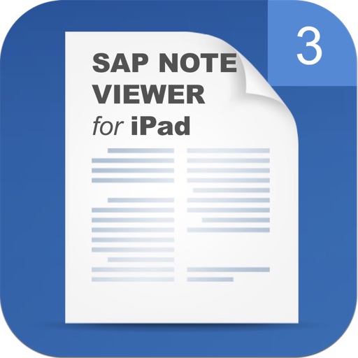 SAP Note Viewer for iPad