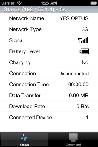 MyMifi screenshot 2