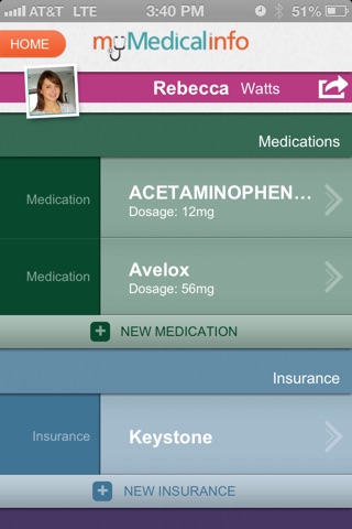 My Medical Info screenshot 3