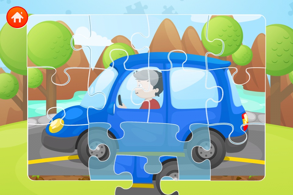 Trucks and Things That Go Jigsaw Puzzle Free - Preschool and Kindergarten Educational Cars and Vehicles Learning Shape Puzzle Adventure Game for Toddler Kids Explorers screenshot 3