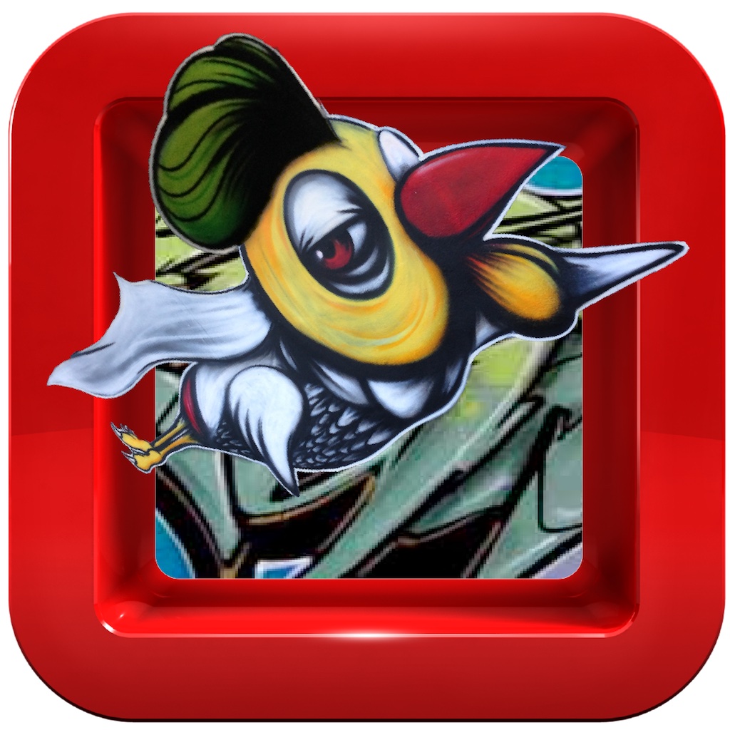 Graffiti Chicken Hero to the Rescue icon