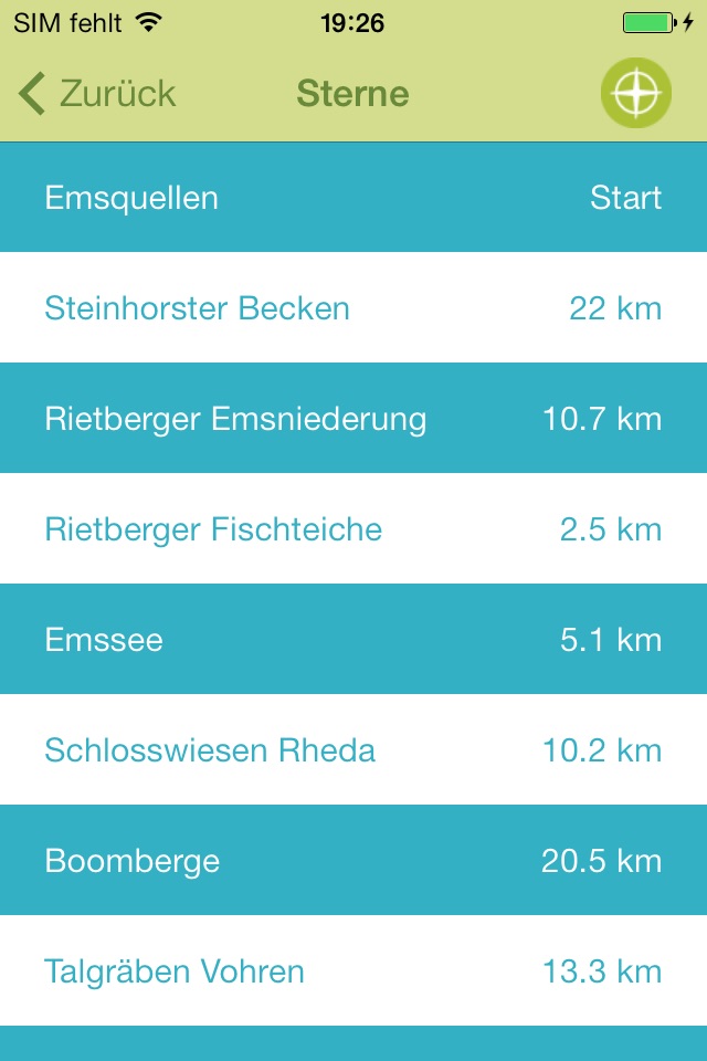 Grüner Stern für den EmsRadweg screenshot 2