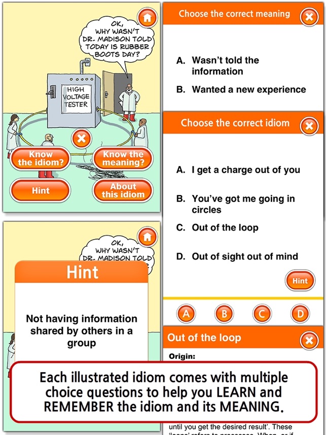 English Idioms Interactive HD Lite(圖3)-速報App