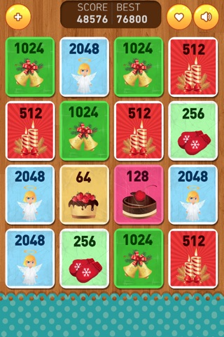 2048 Backwards Xmas screenshot 2